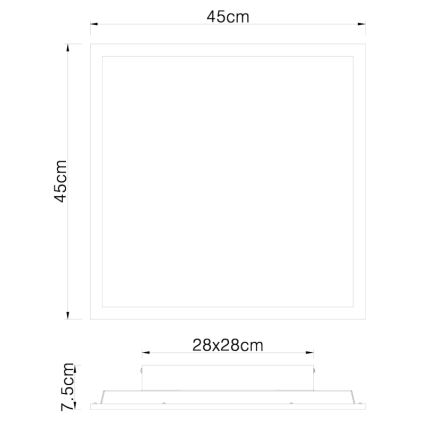 Globo - LED-laevalgusti LED/24W/230V