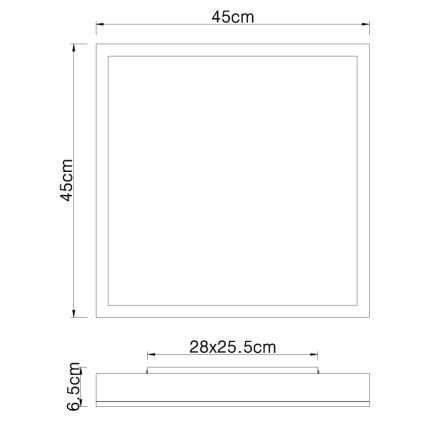 Globo - LED Laevalgusti LED/24W/230V