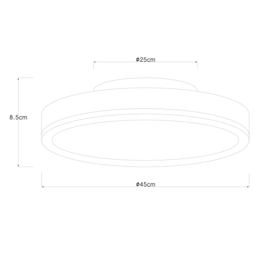 Globo - LED-hämardatav laevalgusti LED/24W/230V 2700-6500K Ø 45 cm