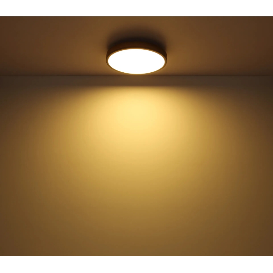 Globo - LED Hämardatav laevalgusti LED/40W/230V 2700-6500K d. 60 cm + kaugjuhtimispult pruun/hall