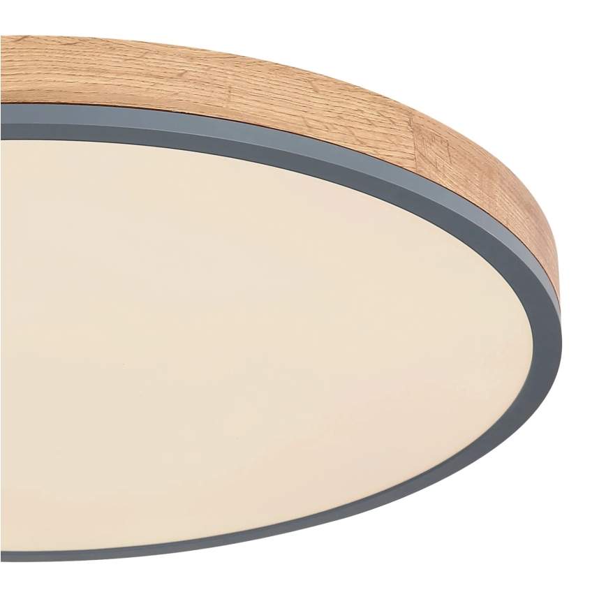Globo - LED Hämardatav laevalgusti LED/40W/230V 2700-6500K d. 60 cm + kaugjuhtimispult pruun/hall