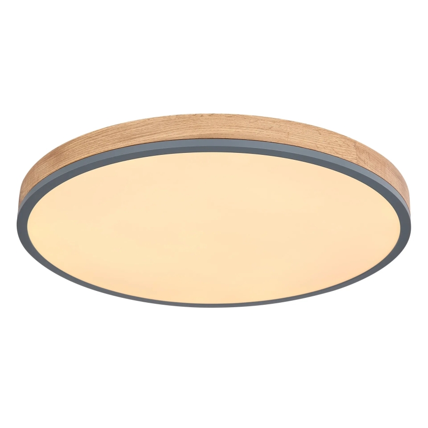 Globo - LED Hämardatav laevalgusti LED/40W/230V 2700-6500K d. 60 cm + kaugjuhtimispult pruun/hall