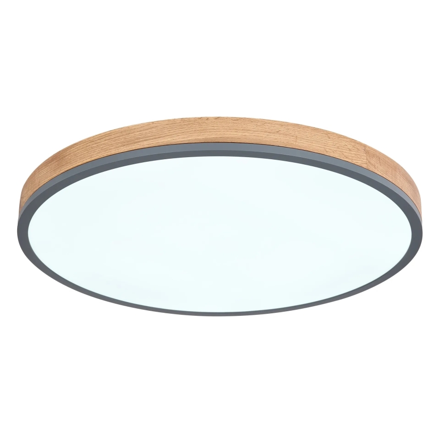 Globo - LED Hämardatav laevalgusti LED/40W/230V 2700-6500K d. 60 cm + kaugjuhtimispult pruun/hall