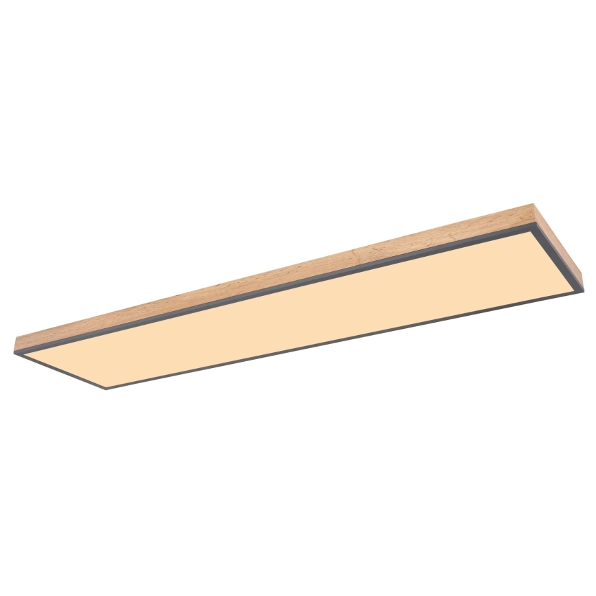 Globo - LED Hämardatav laevalgusti LED/36W/230V 2700-6500K + kaugjuhtimispult pruun/hall