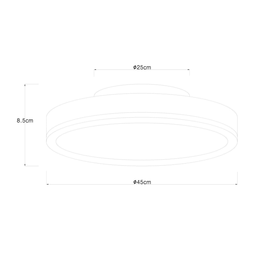Globo - LED Laevalgusti LED/24W/230V d. 45 cm pruun