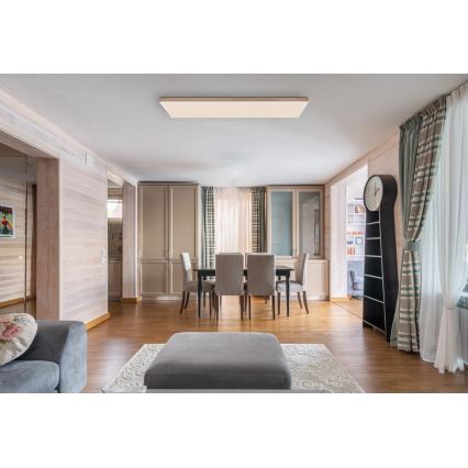 Globo - LED Hämardatav laevalgusti LED/36W/230V 2700-6500K + kaugjuhtimispult pruun/valge