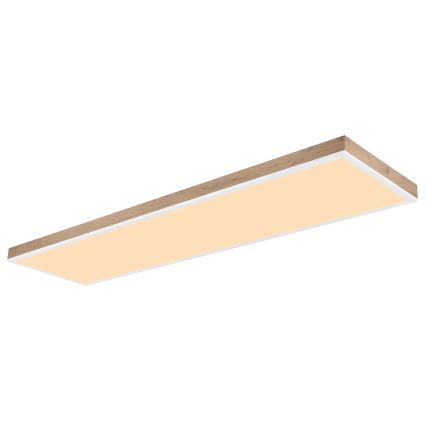 Globo - LED Hämardatav laevalgusti LED/36W/230V 2700-6500K + kaugjuhtimispult pruun/valge