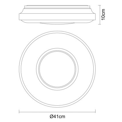 Globo - LED Laevalgusti LED/24W/230V