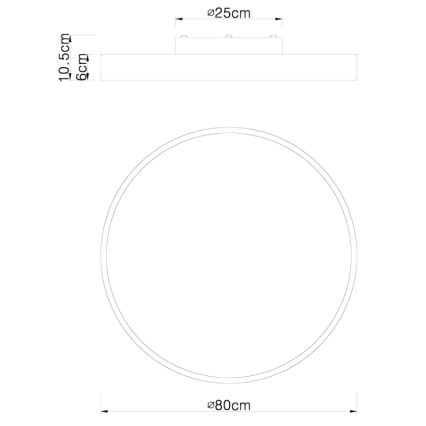 Globo - LED Hämardatav laevalgusti LED/60W/230V 3000-6000K + pult