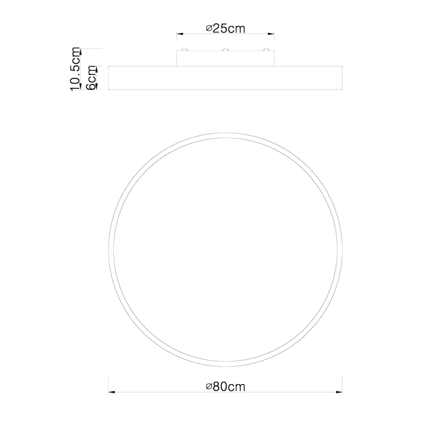 Globo - LED Hämardatav laevalgusti LED/60W/230V 3000-6000K + pult