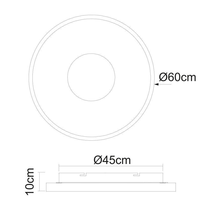 Globo - LED Hämardatav laevalgusti LED/42W/230V 2700-6000K + kaugjuhtimispult