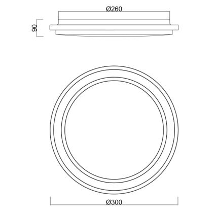 Globo - LED Vannitoavalgusti koos anduriga LED/18W/230V IP44