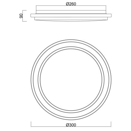 Globo - LED Vannitoavalgusti koos anduriga LED/18W/230V IP44