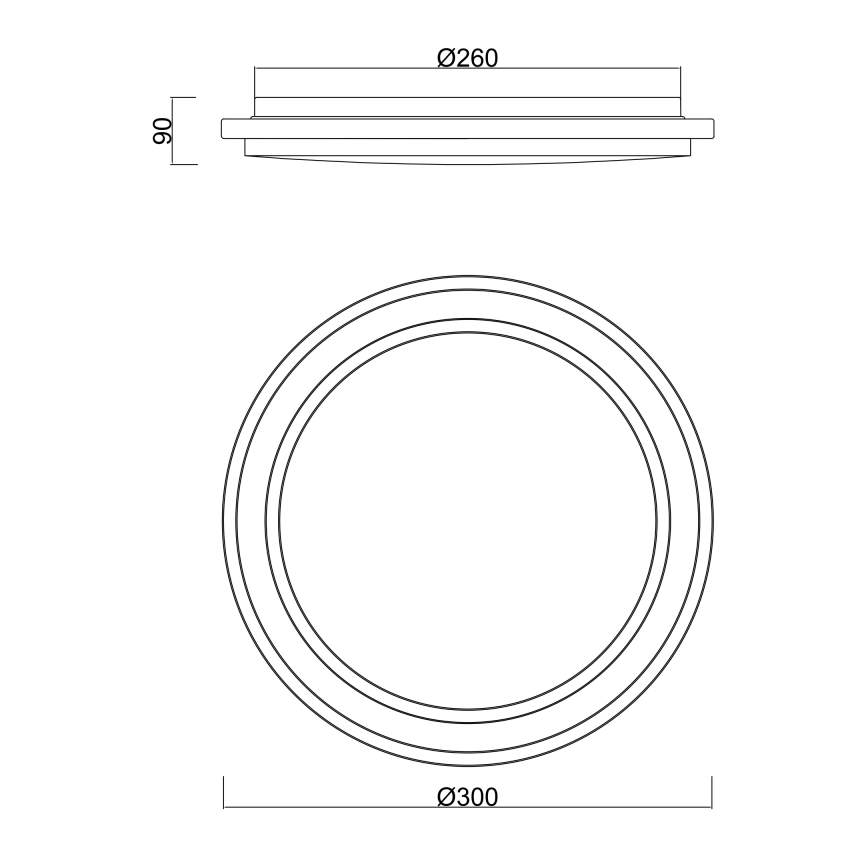 Globo - LED Vannitoavalgusti koos anduriga LED/18W/230V IP44