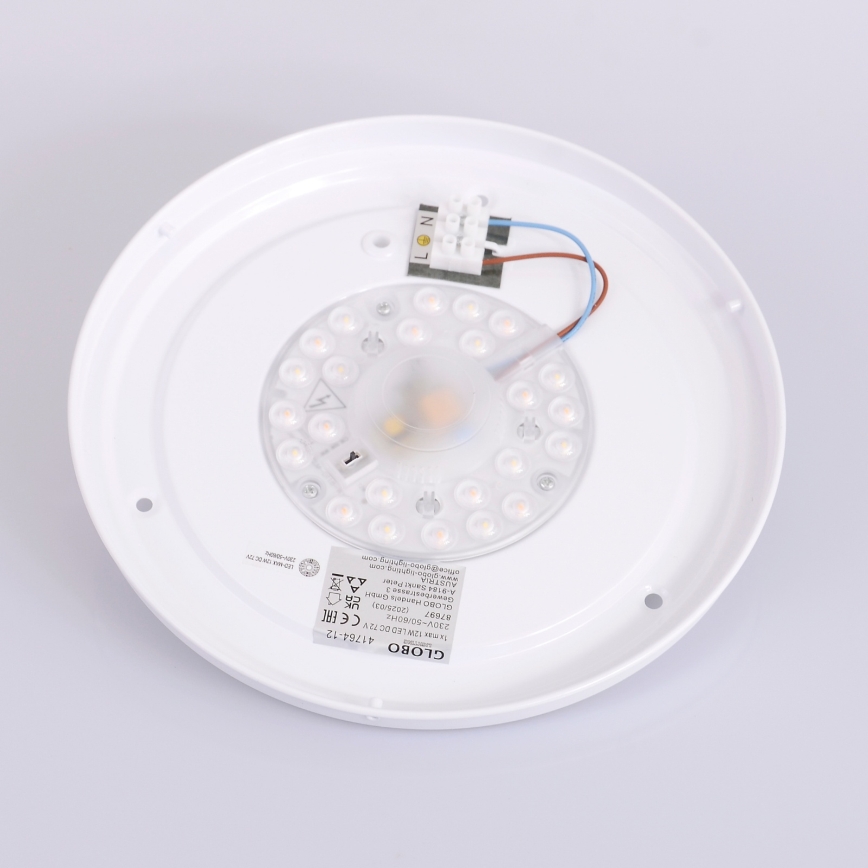 Globo - LED Laevalgusti LED/12W/230V 307 mm 3000/4500/6000K
