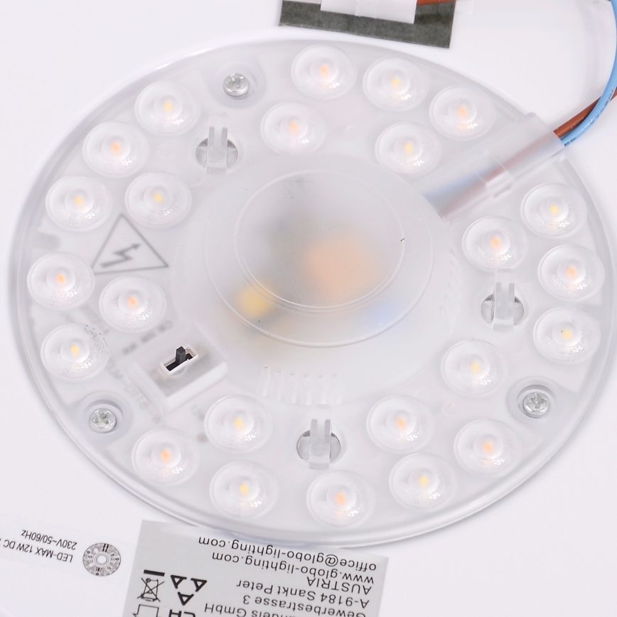 Globo - LED Laevalgusti LED/12W/230V 307 mm 3000/4500/6000K