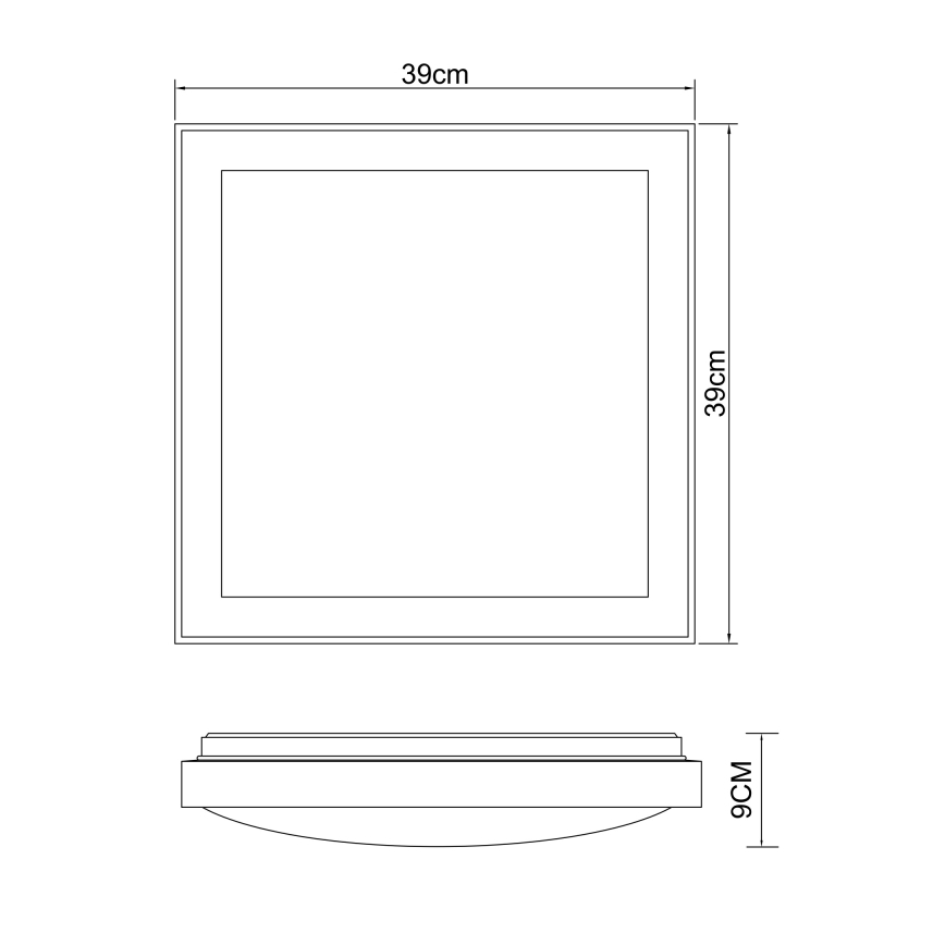 Globo - LED Laevalgusti LED/24W/230V 3000/4500/6000K