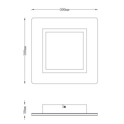 Globo - LED Laevalgusti LED/23W/230V