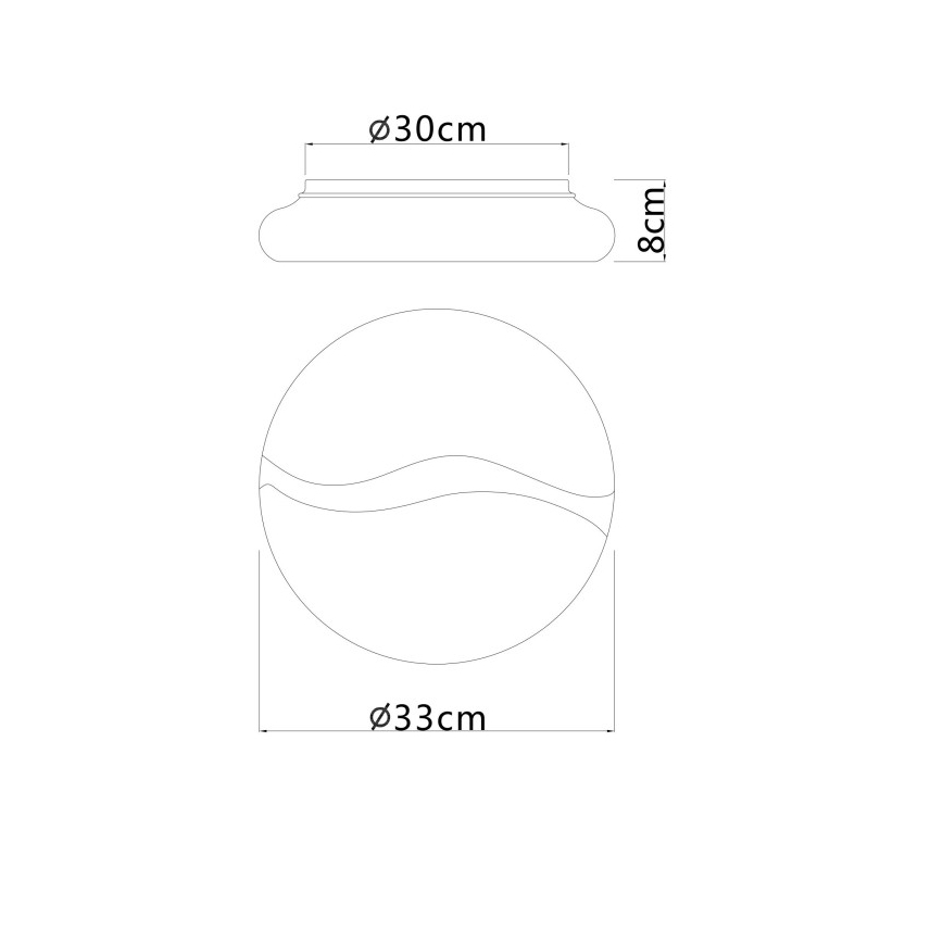 Globo - LED Laevalgusti LED/24W/230V 3000/4200/6000K d. 33 cm