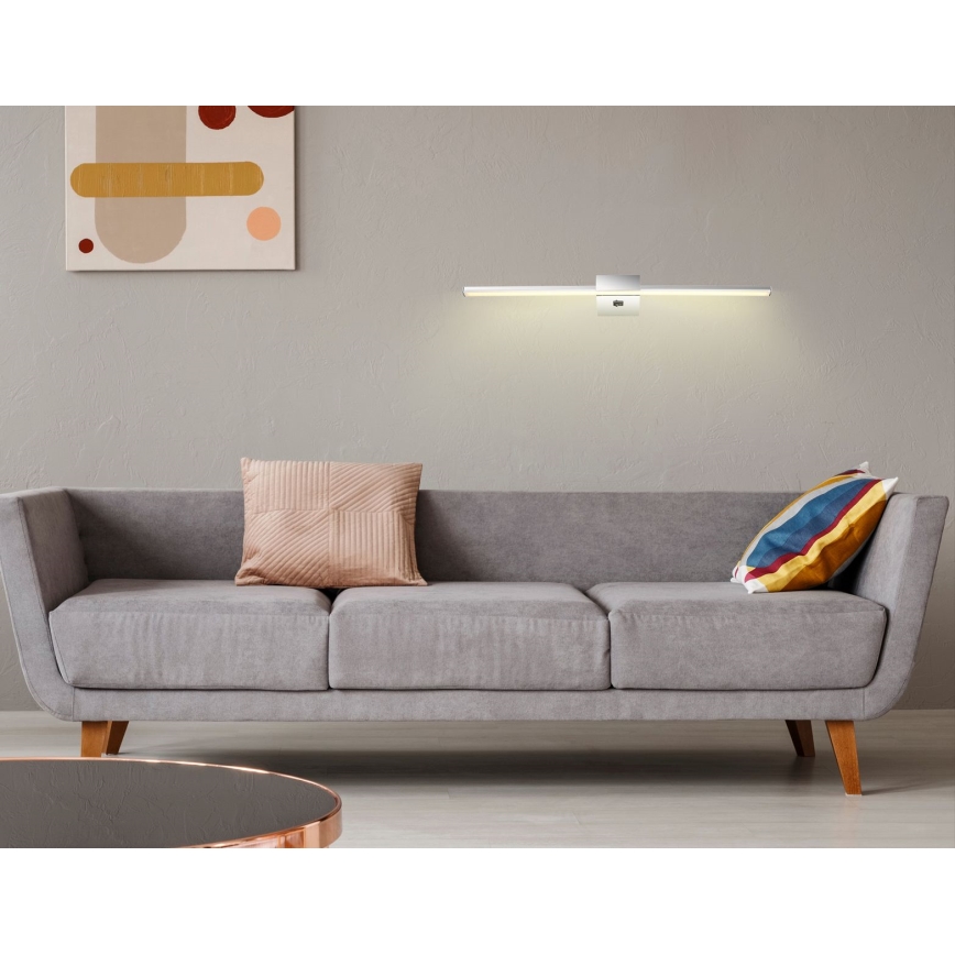 Globo - LED Pildivalgusti LED/12W/230V 61,5 cm läikiv kroom