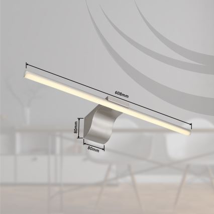 Globo - LED Peeglivalgustus vannituppa LED/10W/230V 60,8 cm IP44 läikiv kroom