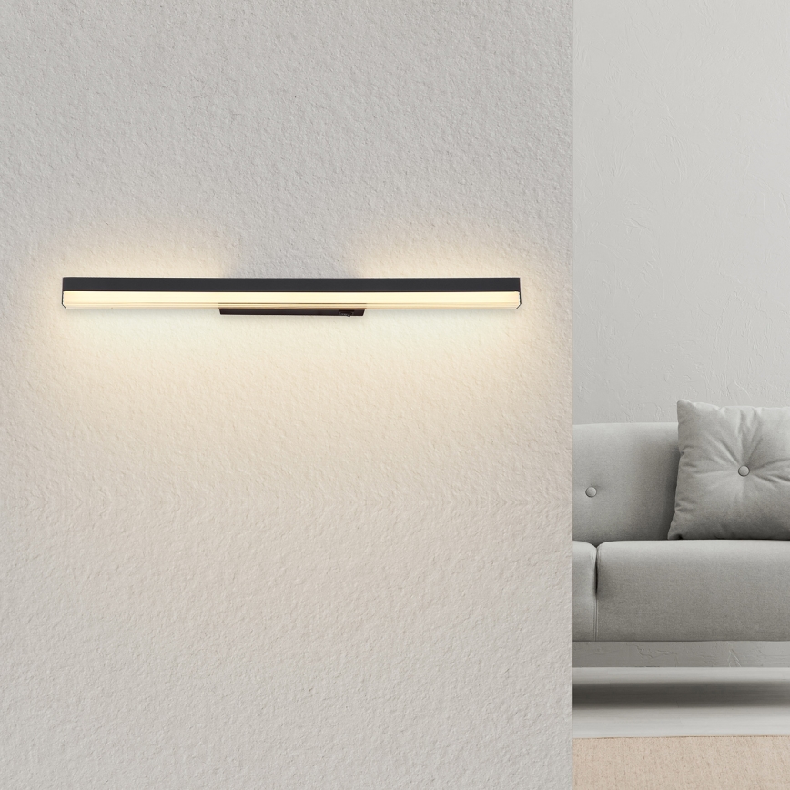 Globo - LED Seinavalgusti LED/12W/230V 3000/6000K 60 cm must