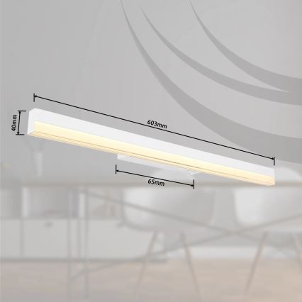 Globo - LED Seinavalgusti LED/12W/230V 3000/6000K 60 cm valge