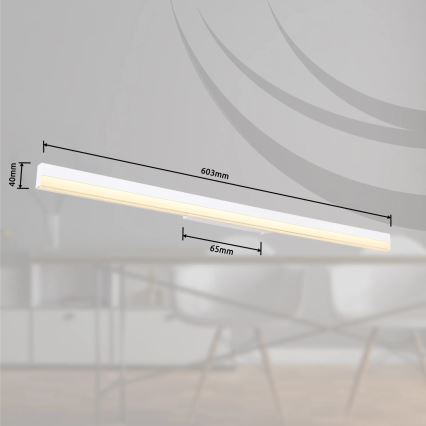 Globo - LED Seinavalgusti LED/18W/230V 3000/6000K 80 cm valge