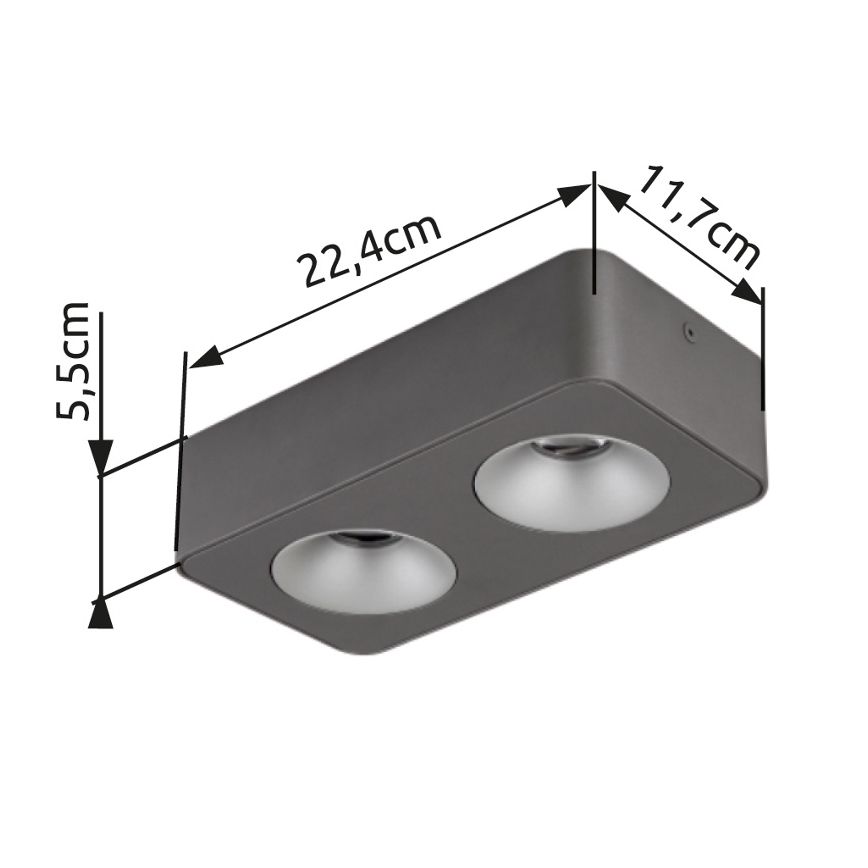 Globo - LED Laevalgusti LED/11W/230V 11,7x22,4 cm