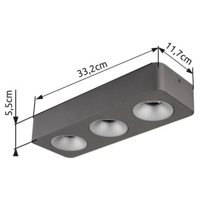 Globo - LED Laevalgusti LED/14W/230V 11,7x33,2 cm