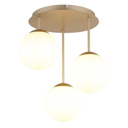 Globo - Pinnapealne lühter 3xE14/25W/230V messing
