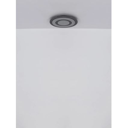 Globo - LED Laevalgusti LED/24W/230V 3000K d. 32 cm antratsiit