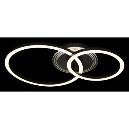 Globo - LED Laevalgusti LED/30W/230V 2700/4500/6500K d. 33x50 cm must