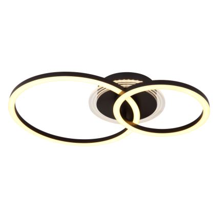 Globo - LED Laevalgusti LED/30W/230V 2700/4500/6500K d. 33x50 cm must