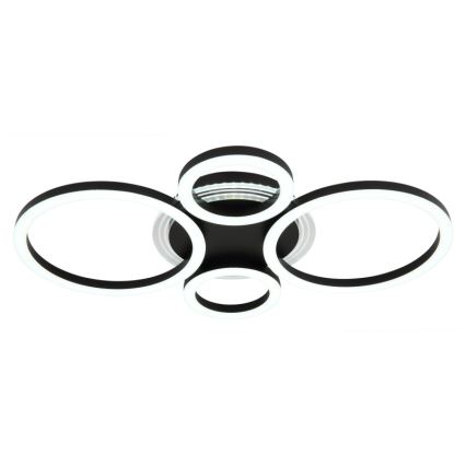 Globo - LED Laevalgusti LED/40W/230V 2700/4500/6500K d. 35,5x53 cm must