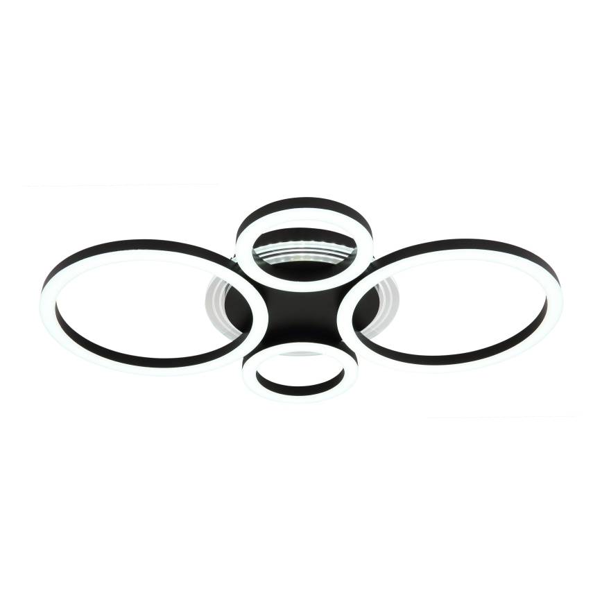 Globo - LED Laevalgusti LED/40W/230V 2700/4500/6500K d. 35,5x53 cm must