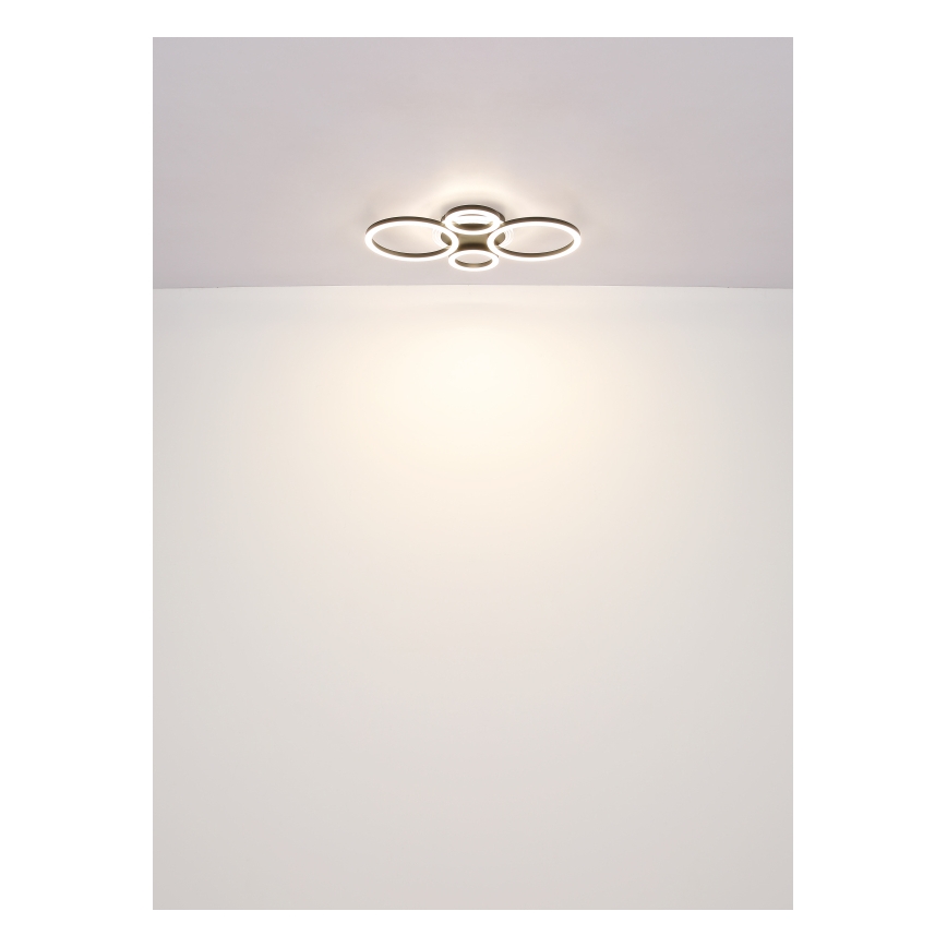 Globo - LED laelamp LED/40W/230V 2700/4500/6500K läbimõõt 35,5x53 cm must