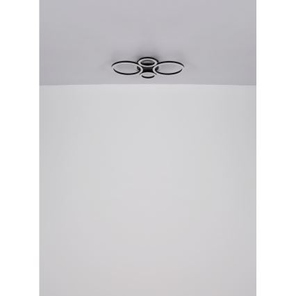 Globo - LED laelamp LED/40W/230V 2700/4500/6500K läbimõõt 35,5x53 cm must