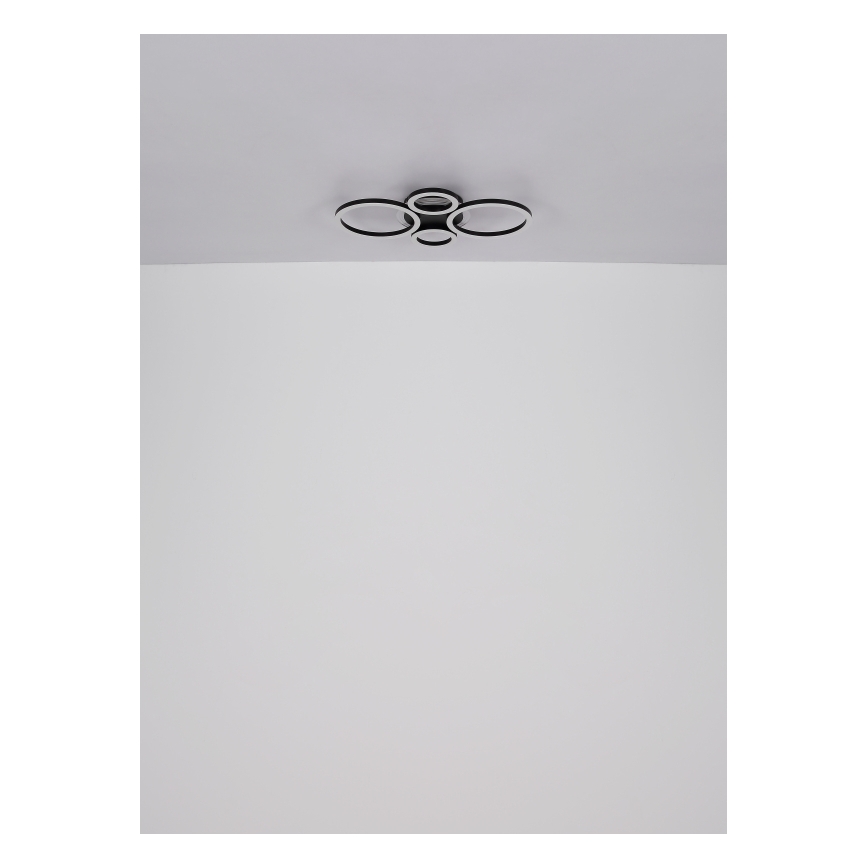 Globo - LED laelamp LED/40W/230V 2700/4500/6500K läbimõõt 35,5x53 cm must