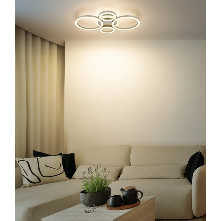 Globo - LED laelamp LED/40W/230V 2700/4500/6500K läbimõõt 35,5x53 cm messing