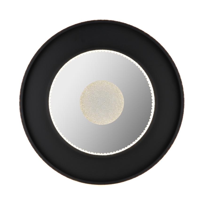 Globo - LED Hämardatav laevalgusti LED/30W/230V 2700-6500K d. 52,5 cm must + kaugjuhtimispult