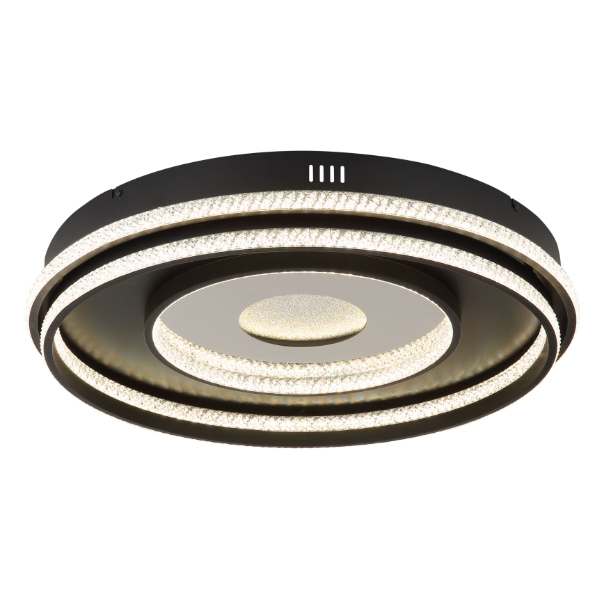 Globo - LED Hämardatav lühter LED/54W/230V 2700-6500K d. 60 cm must + kaugjuhtimispult