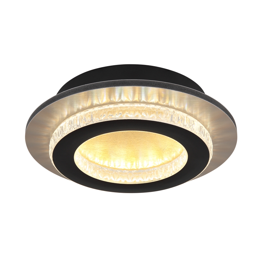 Globo - LED-laelamp LED/12W/230V 3000/4000/6500K, läbimõõt 20 cm, must