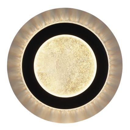 Globo - LED-laelamp LED/12W/230V 3000/4000/6500K, läbimõõt 20 cm, must