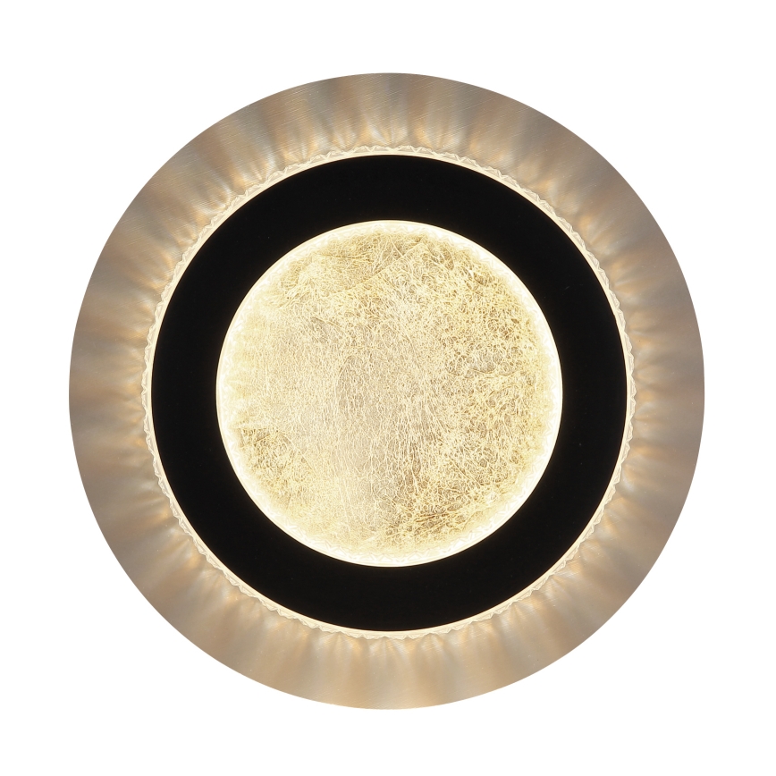 Globo - LED-laelamp LED/12W/230V 3000/4000/6500K, läbimõõt 20 cm, must
