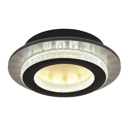 Globo - LED-laelamp LED/12W/230V 3000/4000/6500K, läbimõõt 20 cm, must