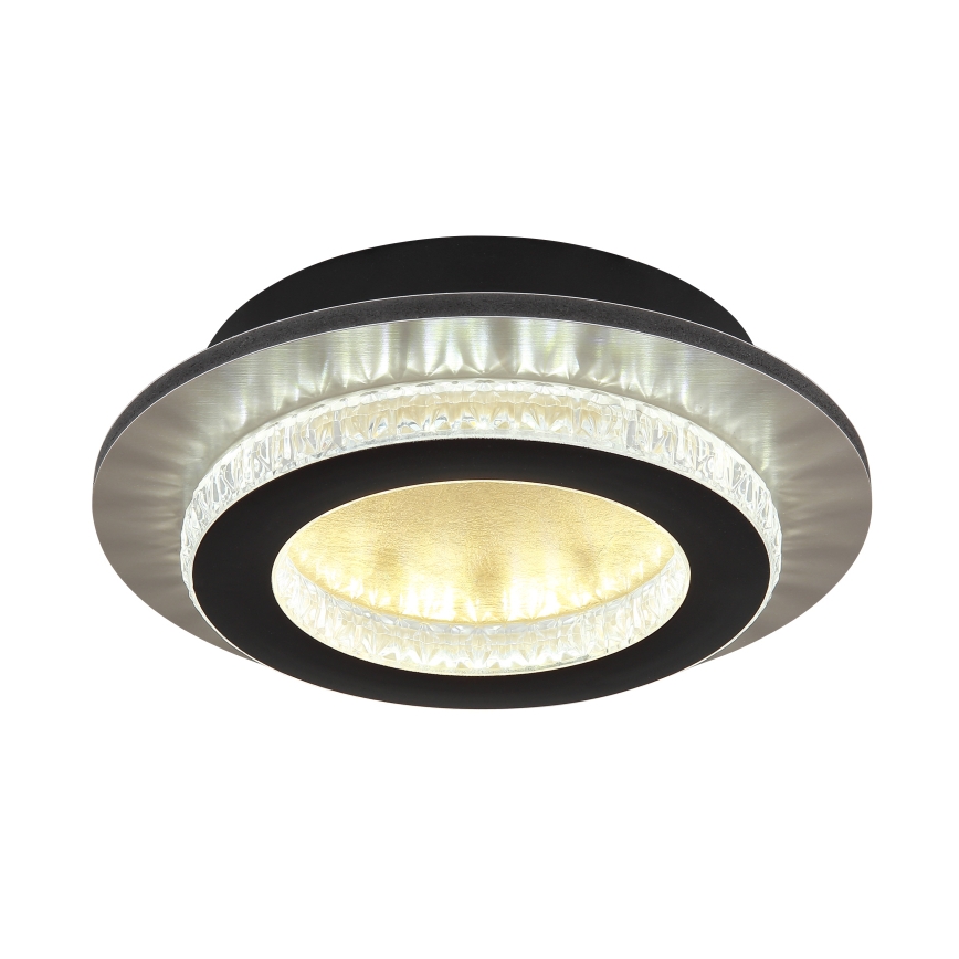 Globo - LED-laelamp LED/12W/230V 3000/4000/6500K, läbimõõt 20 cm, must