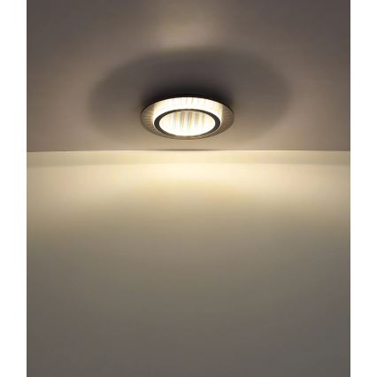 Globo - LED-laelamp LED/24W/230V 3000/4000/6500K läbimõõt 35 cm antratsiit