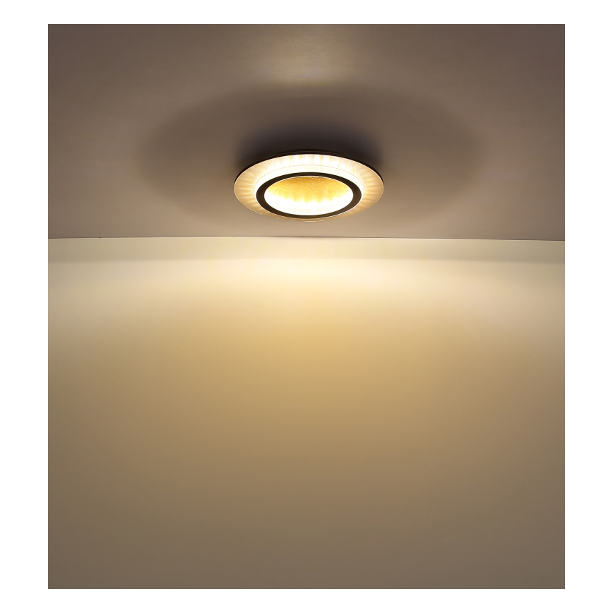 Globo - LED laevalgusti LED/24W/230V 3000/4000/6500K läb. 35 cm must