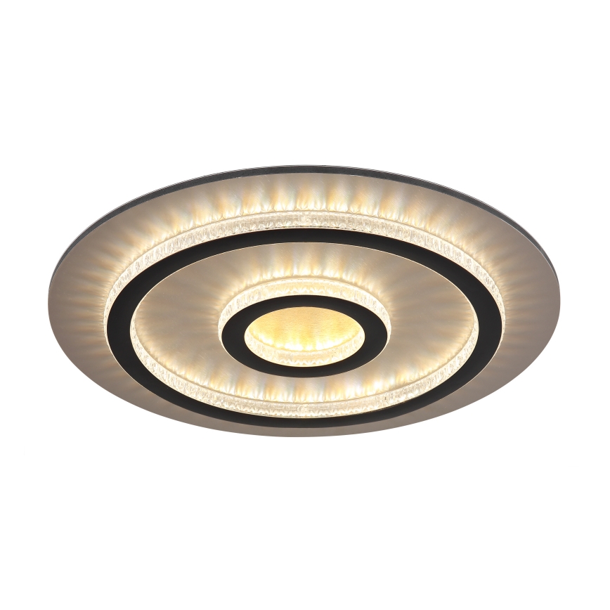 Globo - LED-hämardatav laelamp LED/40W/230V 3000-6500K läb. 45 cm must + kaugjuhtimispult